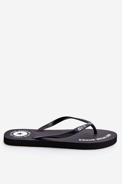 Pohodlné flip -flops Big Star LL274800 Black