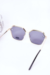 Geometrické Sluneční Brýle Šedé