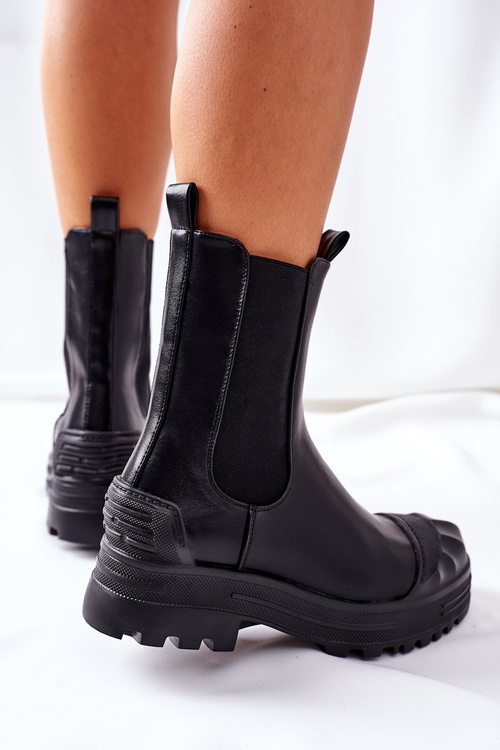 Izolované topánky Čierne voľno