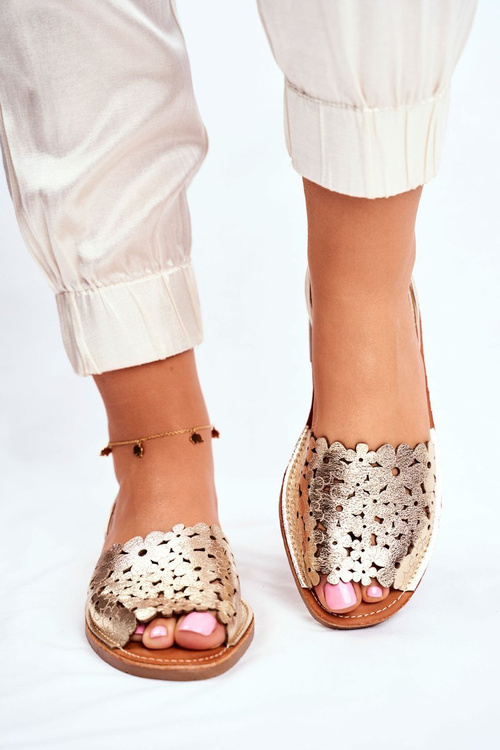 Dámské Sandály Slip-on Zlaté I Like Summer