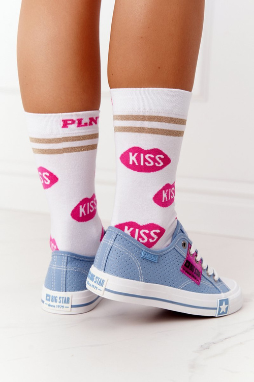 Prolamovane Dámské Tenisky BIG STAR FF274037 Modré