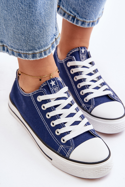 Dámske klasické tenisky Ecoma Navy Blue