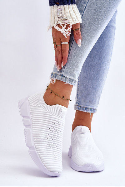 Dámské Tenisky Slip-on Big Star DD274460 Bile