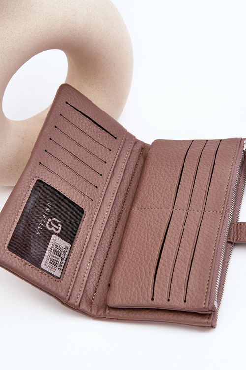 Dámská Velká Peněženka Světle Hnědá Aenima