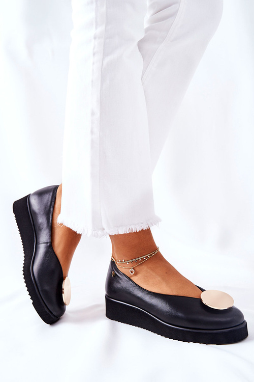 Baleria topánky na čiernej platforme Maciejka 5315b-01