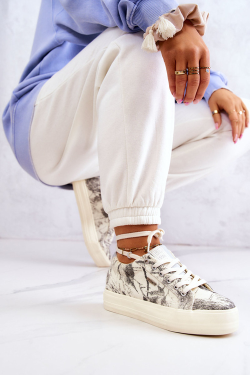 Tenisky Sportovní obuv Big Star JJ274541 Světle béžová