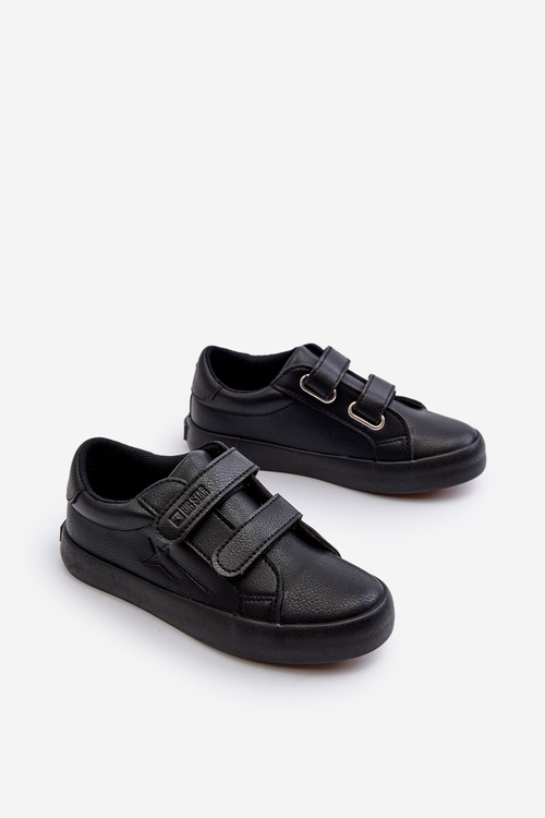 Dětské tenisky na suchý zip Big Star NN374006 Černé