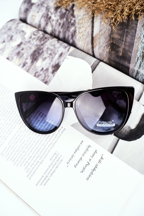 Prius PR-V15 čierne modré slnečné okuliare