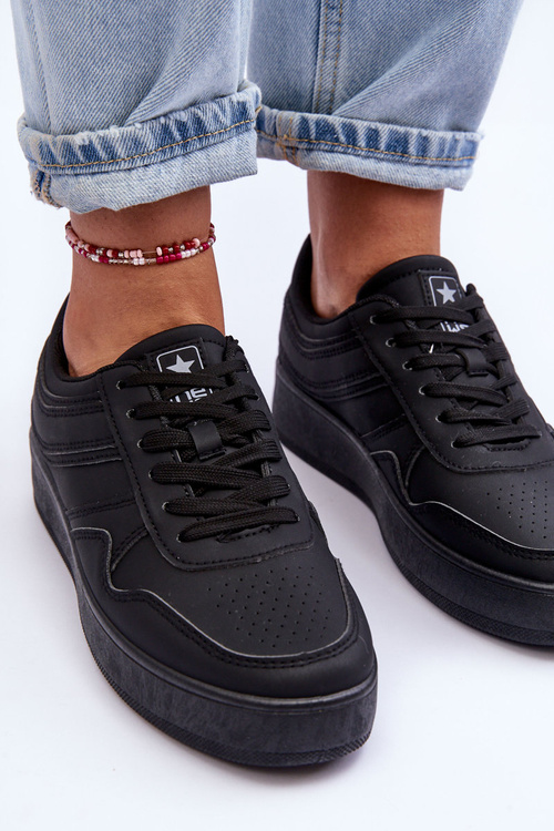 Dámská Sportovní Obuv Sneakersy Černé-Stříbrné Aruba