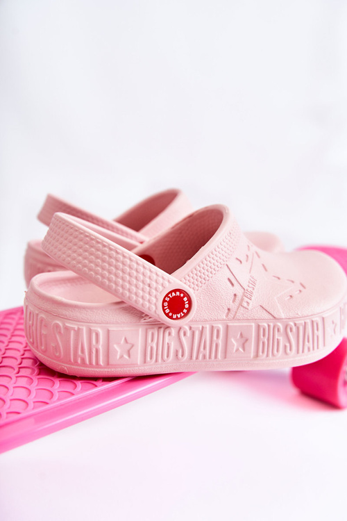 Dětské lehké pantofle Kroks Big Star II375007 růžove