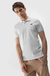 Pánska Polo Tričko Regular S Logom 4F Biele 4FWMM00TPTSM316-10S