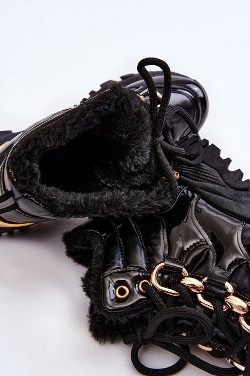 Ženské izolované športové topánky, čipky Black Bastini -UP