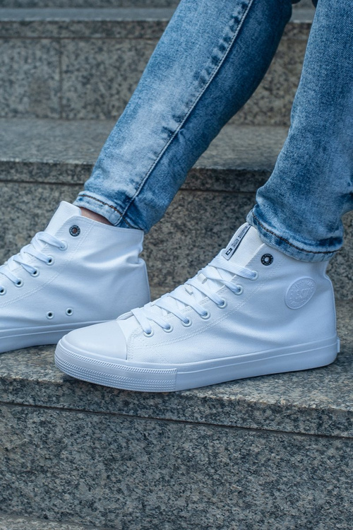 Pánske klasické vysoké tenisky Big Star FF174551 biela
