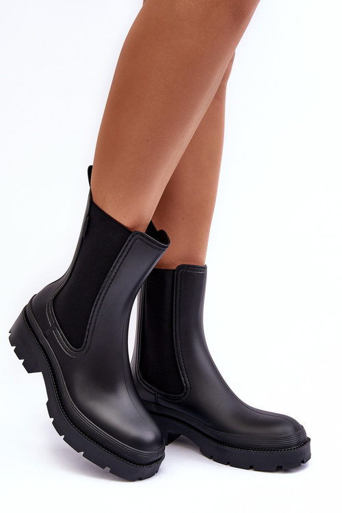 Matné topánky Big Star MM274695 čierna