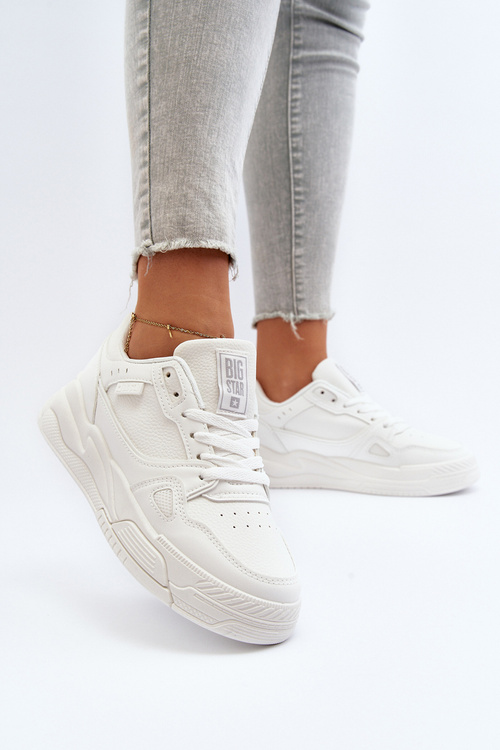 Dámské Sportovní Boty Sneakersy Big Star MM274354 Bílé