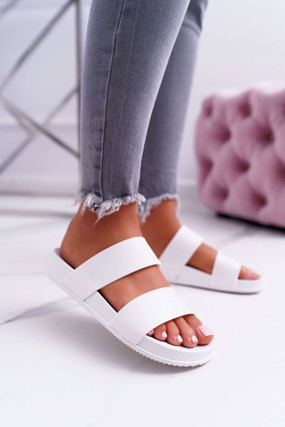 Dámské žabky bílé Viane