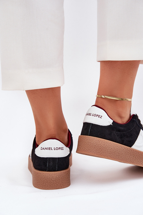 Semišové Dámské Tenisky Daniel Lopez Just Dare SS2D4021 Černé