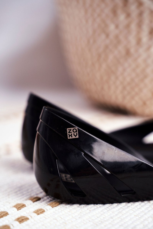 Ženské voňavé baleríny gumy Zaxy Black FF285053