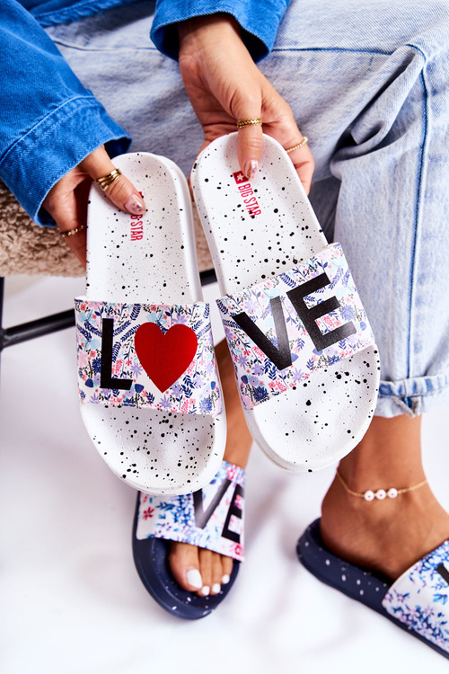 Veľká hviezda Love DD274A256 Rubber flip -flops