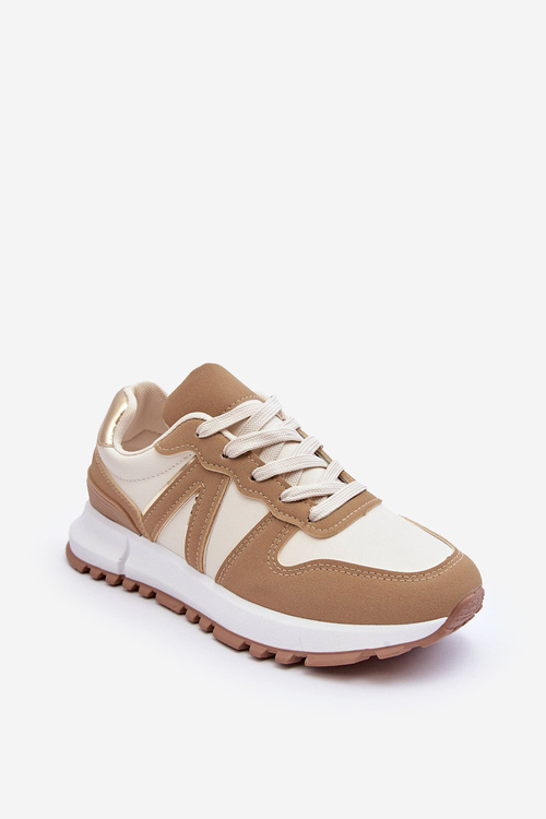 Kabama Brown-Beige Dámske kožené športové topánky