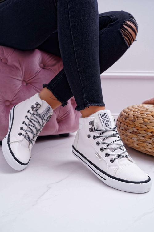 Dámské Tenisky Big Star bílé zateplené EE274411