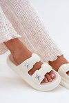 Dámske Pěnové Sandále Na Platforme Ecru Falowena