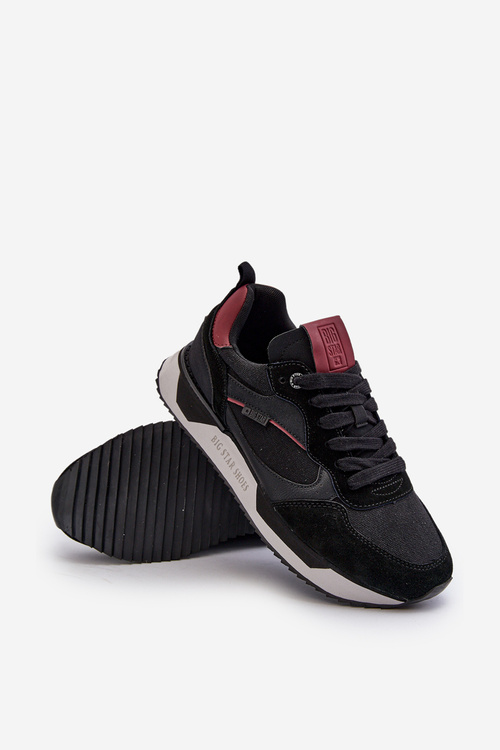 Pánske tenisky s pamäťovou penou Memory Foam System Big Star NN174350 Čierne