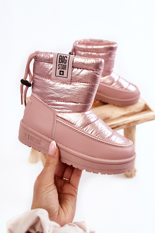Detské snehové topánky Veľká hviezda KK374219 Pink