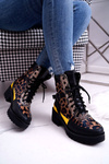 Dámské Kotníkové Boty Leopard Femida