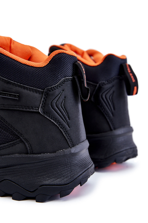 Pánské zateplené trekové boty Cross Jeans KK1R4018C černe