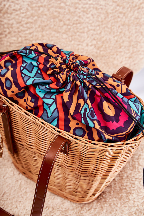 Opletená kabelka Nobo XM0040 Béžová