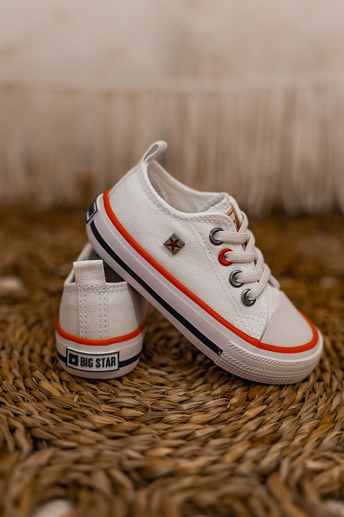 Dětské Klasické Tenisky Nízké BIG STAR HH374089 Bile