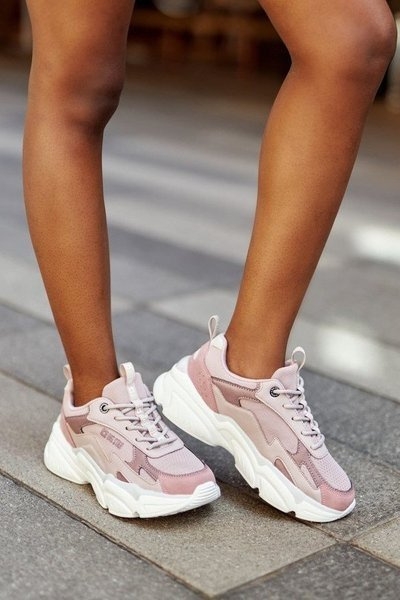 Dámské Tenisky Memory Foam Big Star HH274258 Fialové