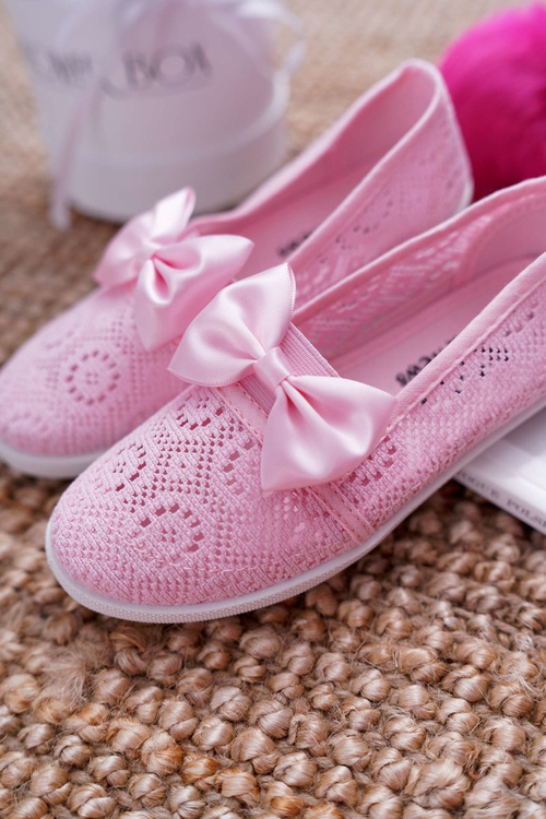 Detské mládežnícke čipky ružové dudi