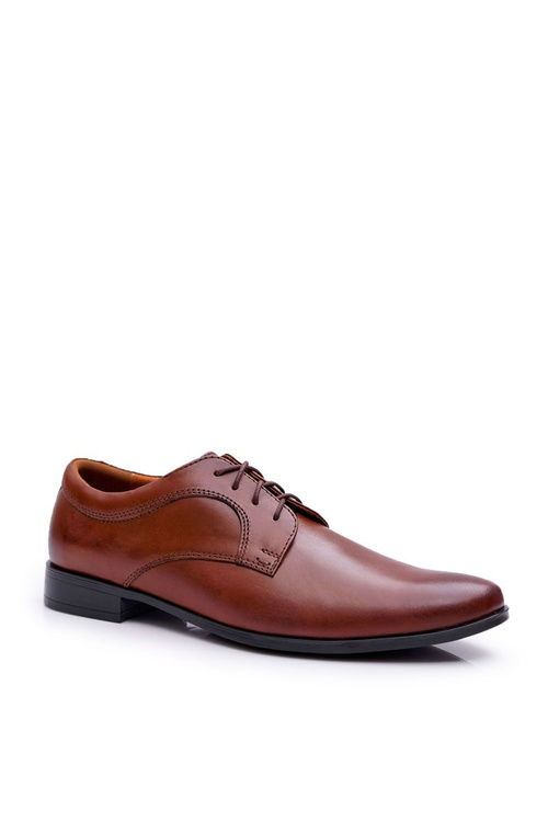 Pánske topánky Bednarek Elegantné kožené formálne hnedé gaspare