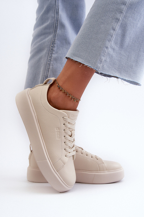 Ľahké dámske tenisky Big Star NN274321 Memory Foam System Beige