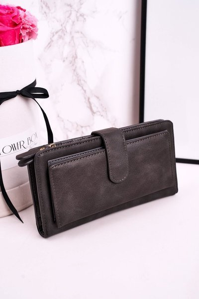 Veľká dámska peňaženka s ďalším miestom pre sivé karty