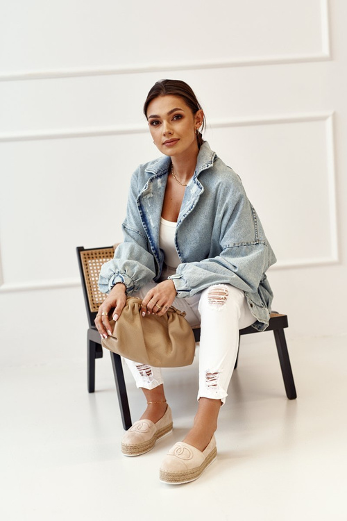 Dámské Espadrilky Na Slaměné Platformě Béžové Febi