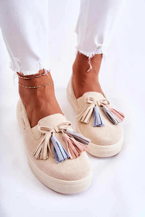 Dámské Tenisky Slip-On béžove Venira