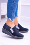Sergio Leone Navy Shoes na platforme Sedici