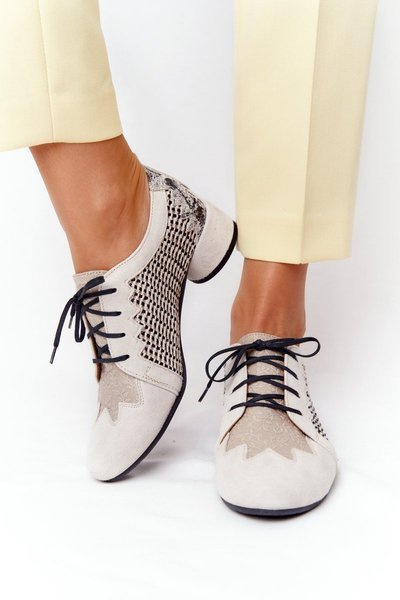 Topánky vyrobené z vysokých podpätkov Maciejka 04890-04 béžová