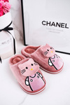 Izolované flip flops pre deti Papci Pink Kitty