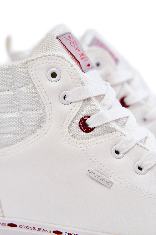 Pánske vysoké iskry pánske tenisky krížové džínsy KK1R4056C biele