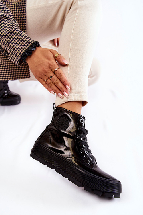 Vysoké tenisky Big Star KK274533 černé