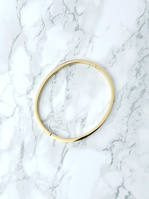 Dámsky oceľový náramok so 4 mm zlatými zirkónmi Valeria