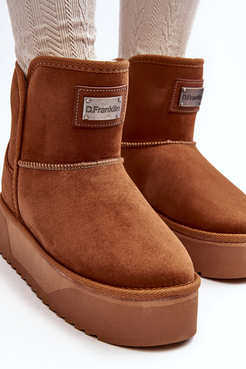 Vegánske vodotesné snehové topánky na platforme D.Franklin DFSH371004 D.Franklin