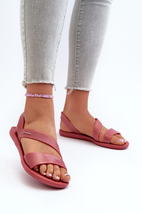 Dámske sandále s brokátom 82429 Ipanema Vibe Sandal Fem Ružové