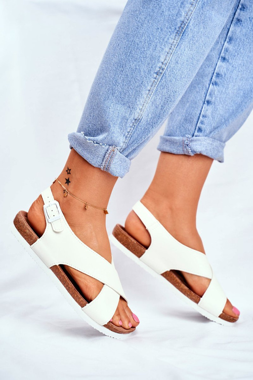 Dámske sandále Big Star White FF274623