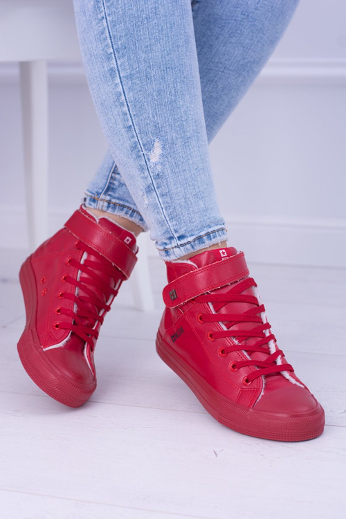 Veľká hviezda V274529FW Red Leather Sneakers