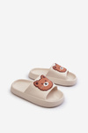 Detské Ľahké Papuče S Medveďom Biele Lindeheta
